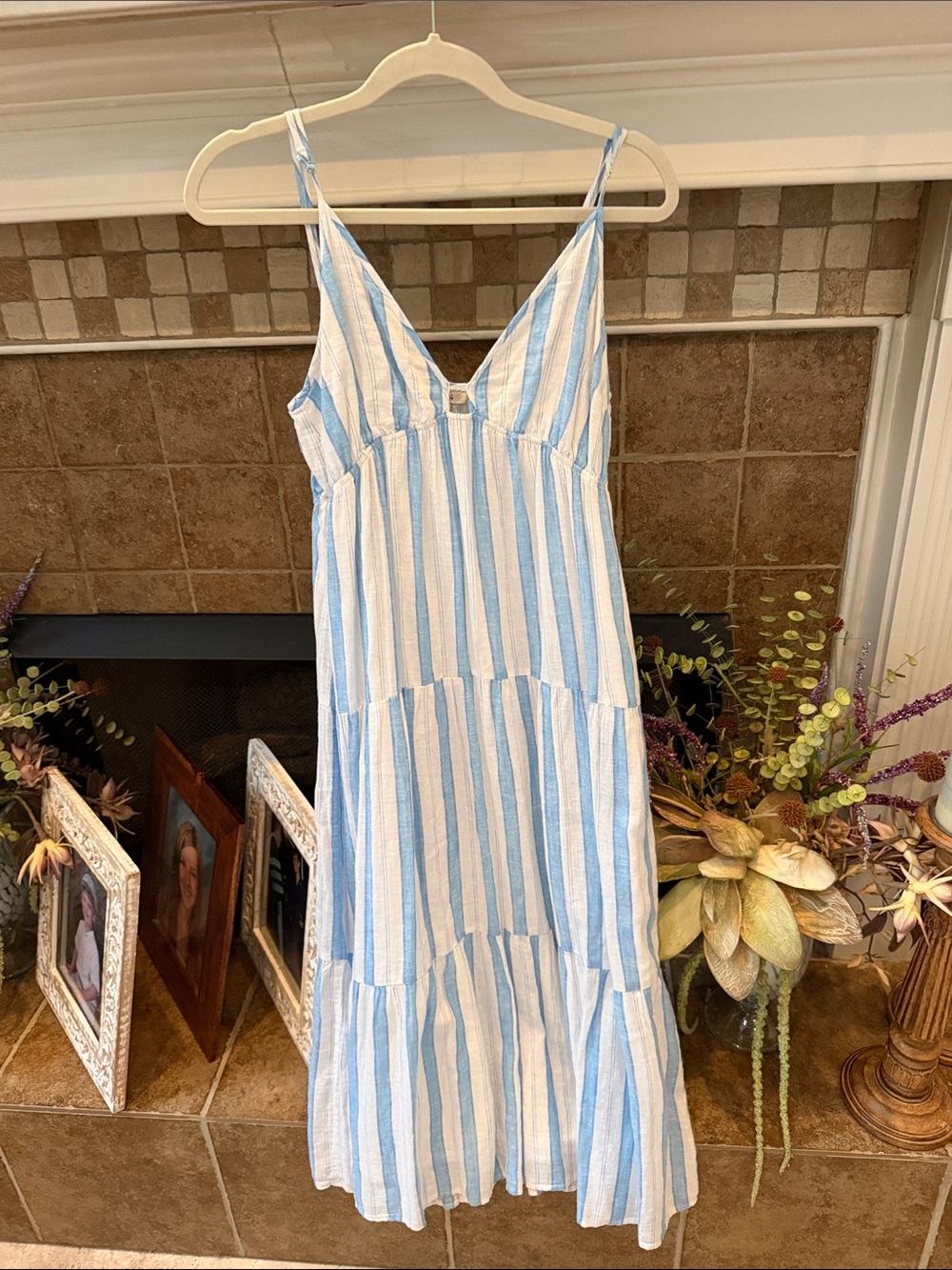 NWOT Rails Avril Gibson Stripe midi/maxi summer dress small